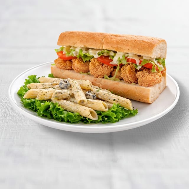 Fried Shrimp Poboy - Whole.