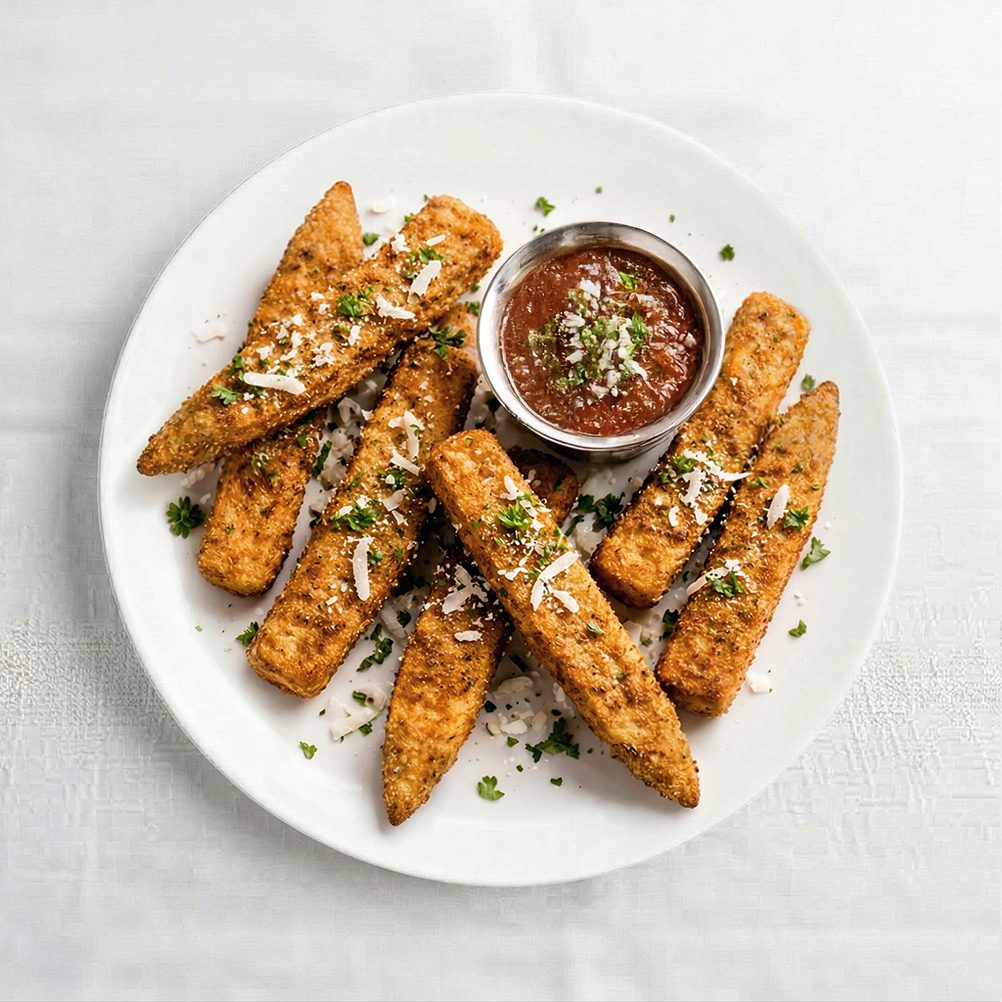 Eggplant Spears.