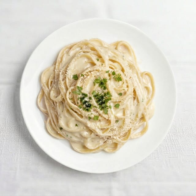 Fettuccine Alfredo.