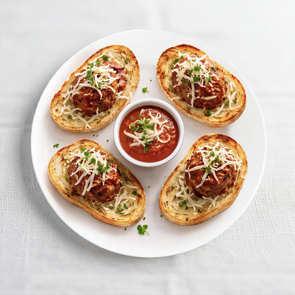 Meatball Nachos - 4 Piece.