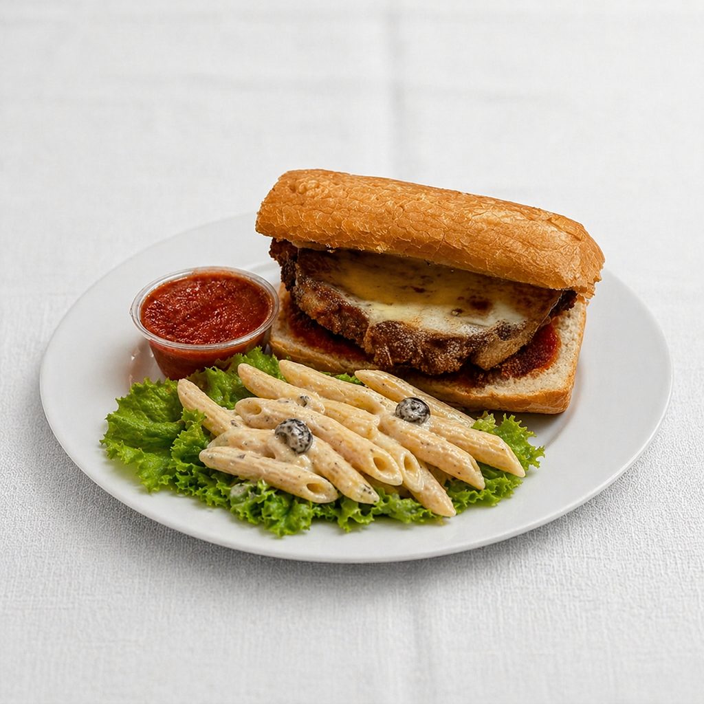 Chicken Poboy - Half.