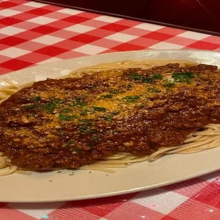 Full Pan Spaghetti with Meatsauce