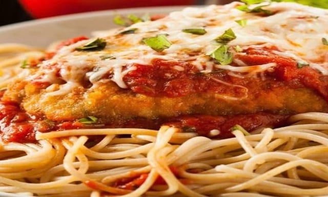 Full Pan Chicken Parmesan.