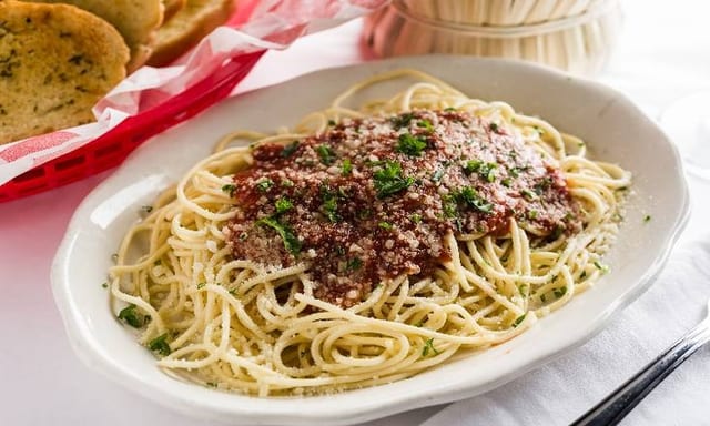 Kids Spaghetti & Sauce.