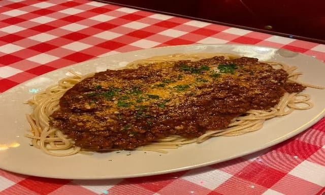 Spaghetti & Meatsauce (L).