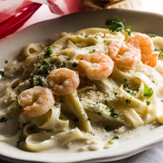Shrimp Fettuccine Alfredo